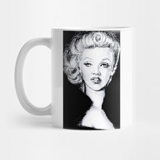 The Black Cape Sitting Mug